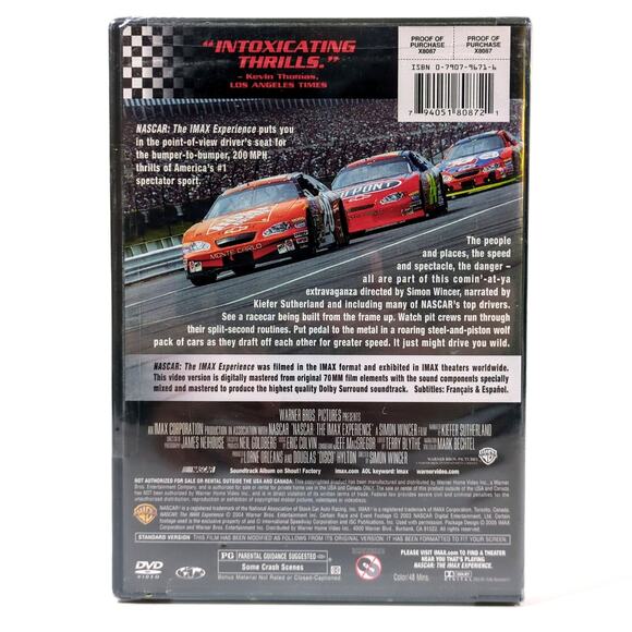 Nascar The IMAX Experience DVD 2004 Racing Documentary Brand New Sealed - Picture 2 of 2
